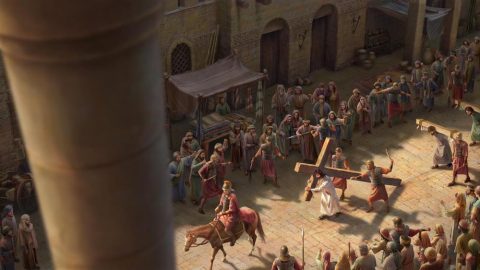 The Soldiers Mock Jesus