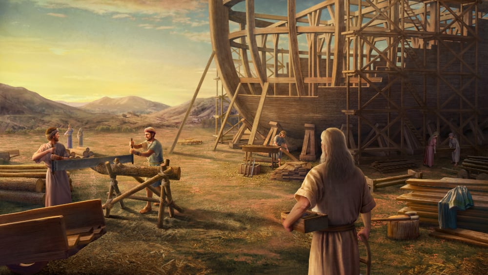 Noah built the ark