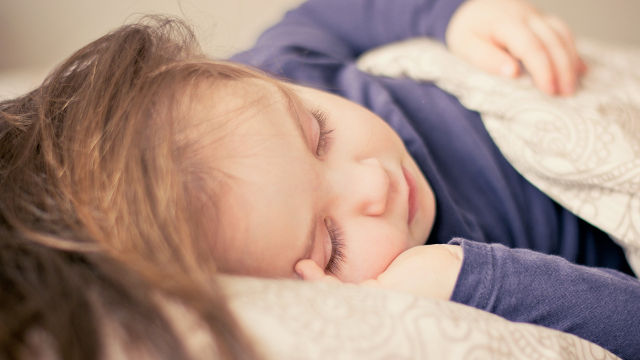 Child fell asleep