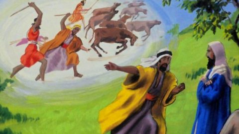 Job Loses His Children and Property