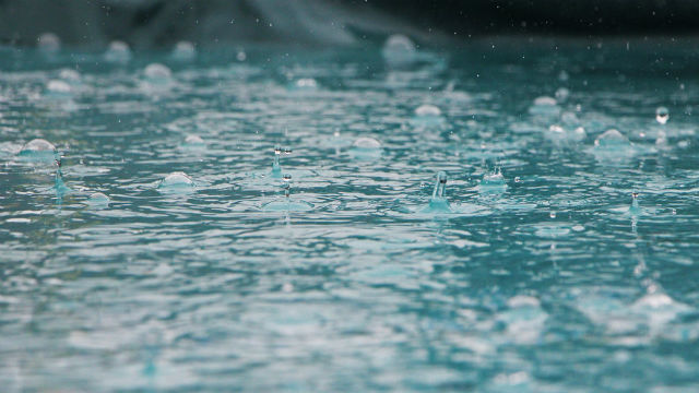 a heavy rain