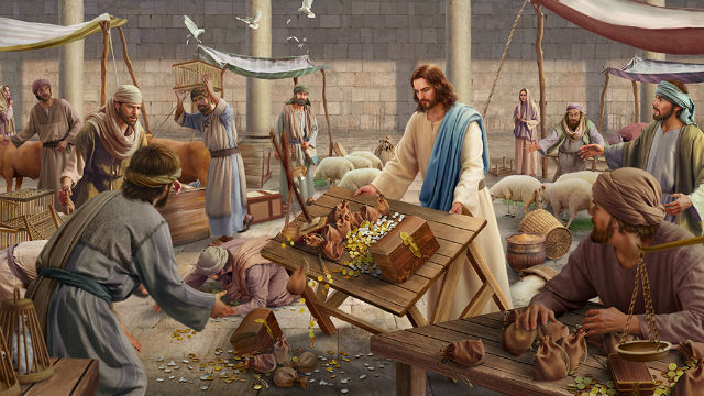jesus clean the temple