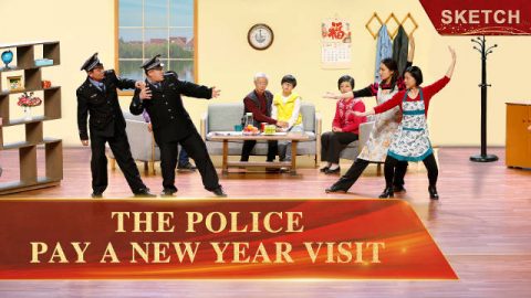 Christian Short Sketch-The Police Pay a New Year Visit