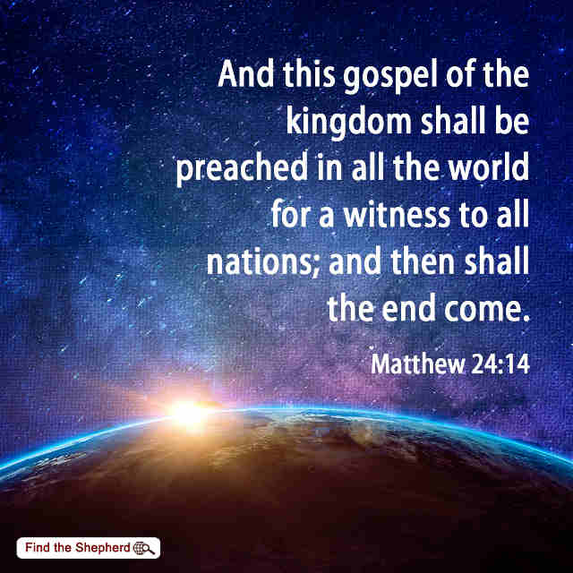 Matthew 24-14-Gospel of the kingdom