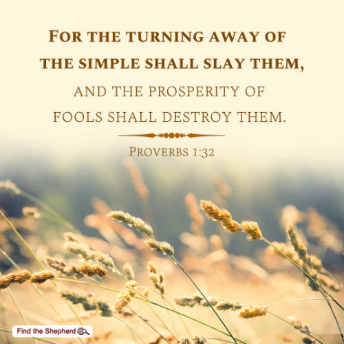 Proverbs 1-32, Rely on God