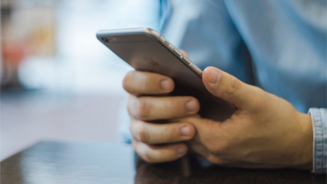 Chat with a mobile phone
