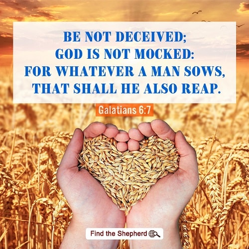 Galatians 6:7,God is not mocked