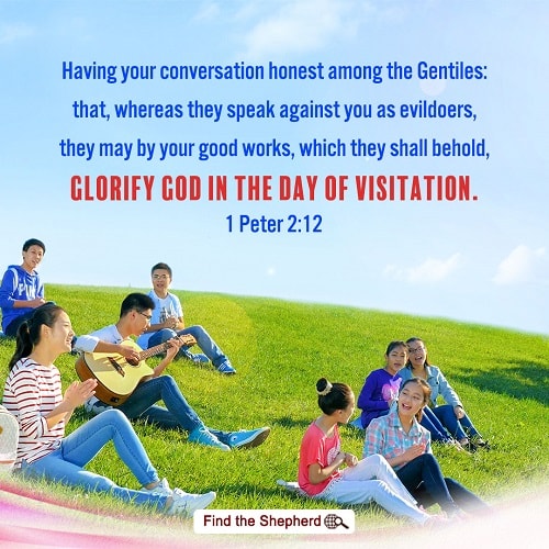 1 Peter 2-12,be moral people