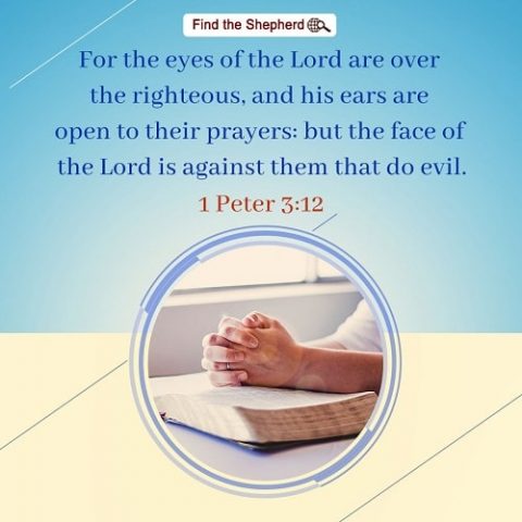 1 Peter 3-12,become the righteous people