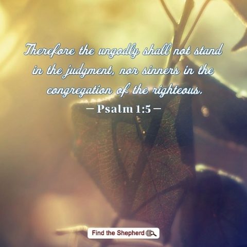 Psalm 1:5,obey the truth