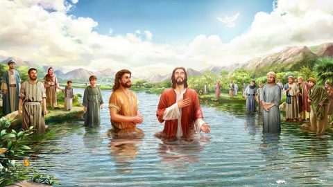 Lord Jesus was baptized