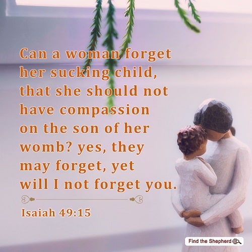 Isaiah 49:15,God’s love