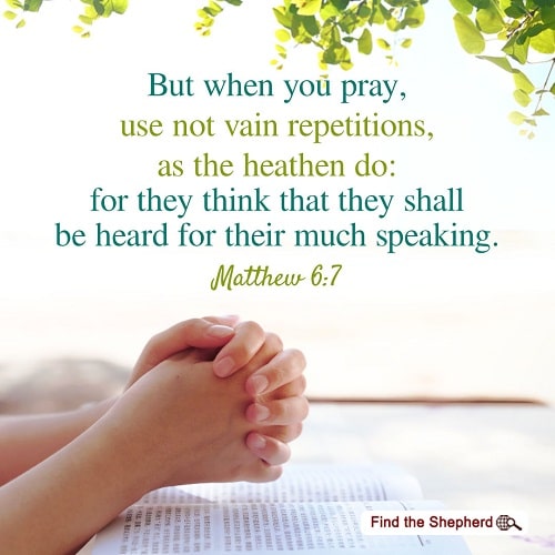 True Prayer—A Commentary on Matthew 6:7