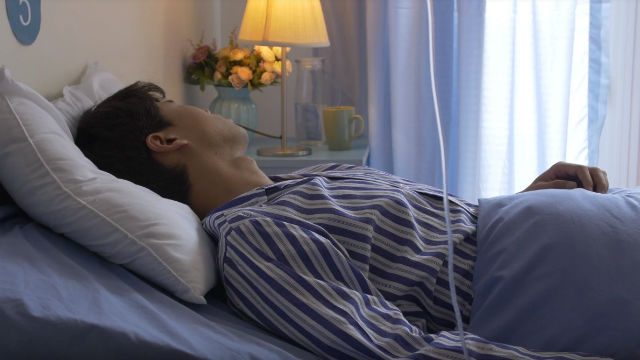 a sick person