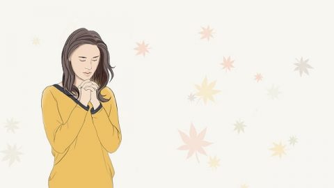 a Christian praying to God