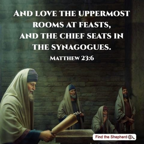 Matthew 23:6-7,Let God Take the First Place in Our Heart