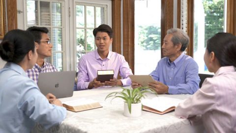 Christians gather at home