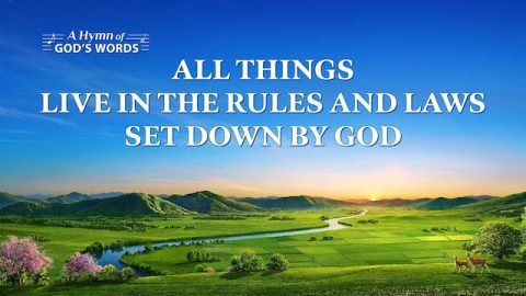 Christian Praise Song | "All Things Live in the Rules and Laws Set Down by God"