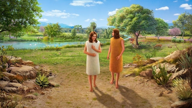 Adam and Eve leave the Garden of Eden